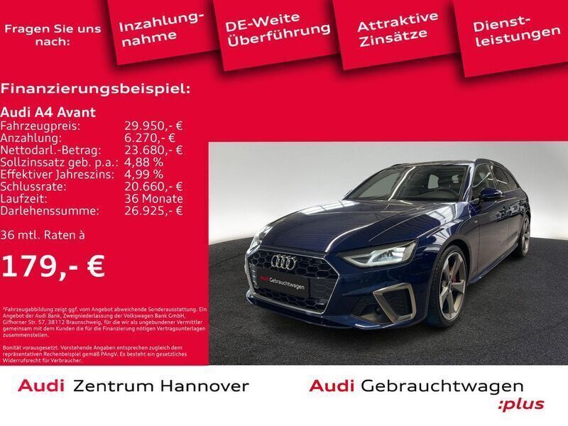 Gebraucht Audi A4 Ambiente 204 PS (150 kW) 2022 Navarrablau metallic Kombi