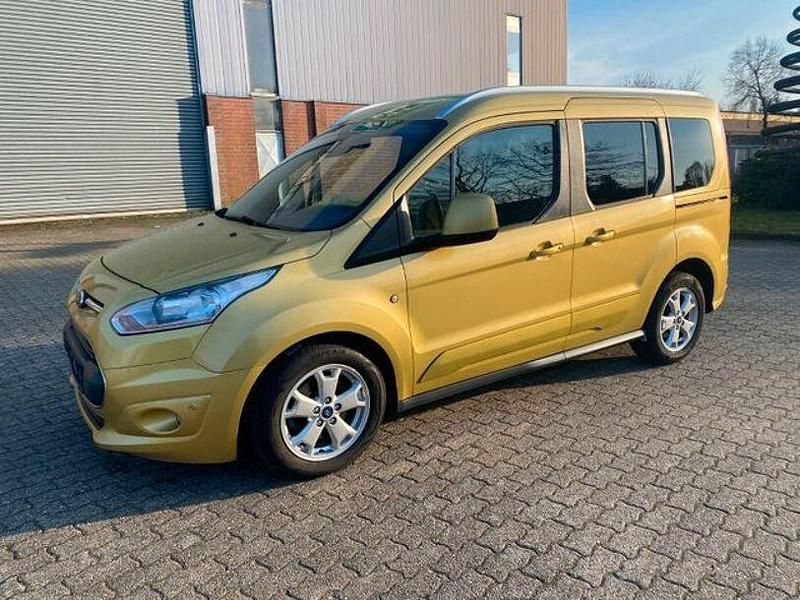 Gebraucht Ford Tourneo Connect Titanium 103 PS (75 kW) 2015 Gelb Van / Kleinbus