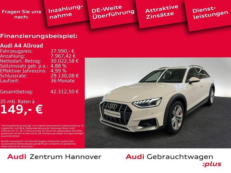 Ibisweiß Gebraucht 2023 Audi A4 Allroad Ambiente Kombi | 37.990 € (Fairer Preis) - Bild 1/4