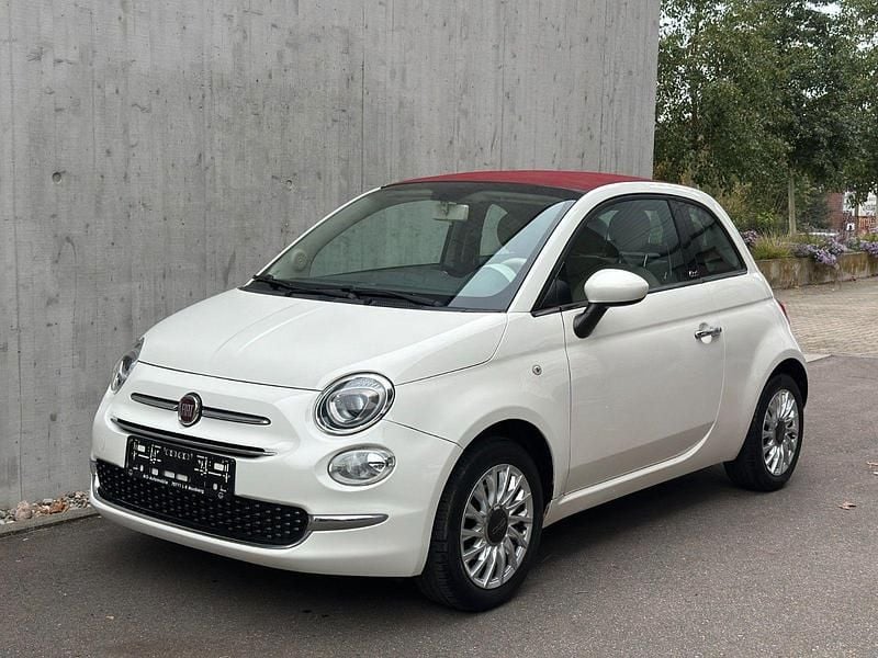 Weiß Gebraucht 2017 Fiat 500 Lounge Cabrio | 7.990 € (Guter Preis) - Bild 1/4