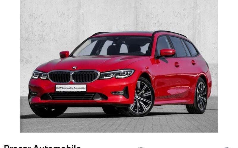 Rot Gebraucht 2021 BMW 330 Advantage Kombi | 26.490 € (Fairer Preis) - Bild 1/4