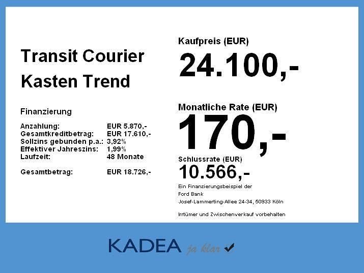 Neu Ford Transit Trend 101 PS (74 kW) 2026 Weiß Van / Kleinbus