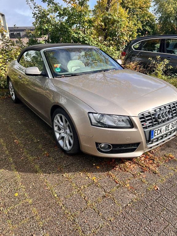 Gold Gebraucht 2009 Audi A5 Cabriolet S-Line Cabrio | 9.999 € (Superpreis) - Bild 1/4