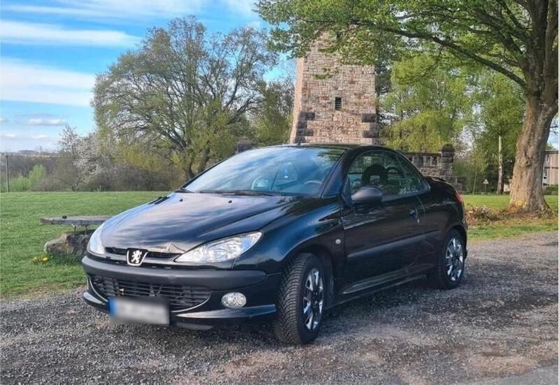 Schwarz Gebraucht 2003 Peugeot 206 CC Cabrio | 600 € (Superpreis) - Bild 1/4