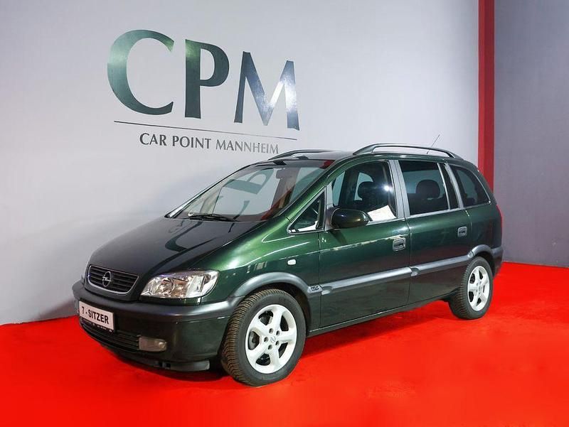 Gebraucht Opel Zafira Selection 147 PS (108 kW) 2001 Grün Van / Kleinbus