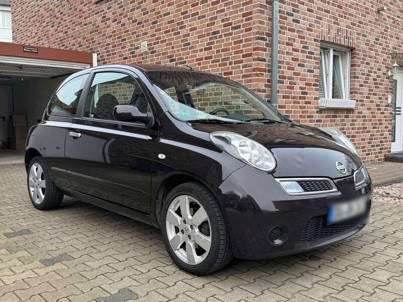 Violett Gebraucht 2009 Nissan Micra Kleinwagen | 3.400 € (Teuer) - Bild 1/4