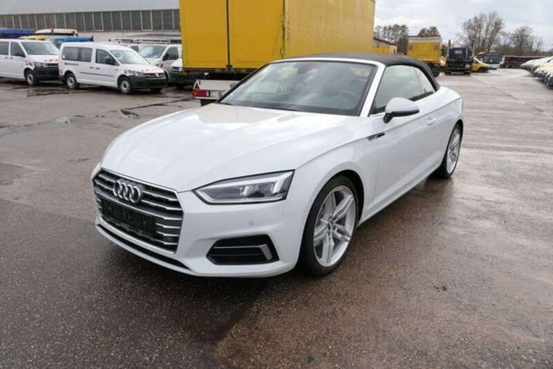 Weiß Gebraucht 2019 Audi A5 Cabriolet S-Line Cabrio | 23.900 € (Superpreis) - Bild 1/4
