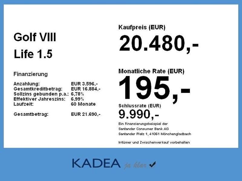 Gebraucht VW Golf VIII Life 2024 Weiss