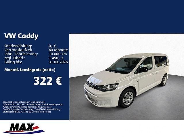 Neu VW Caddy 150 PS (110 kW) 2025 Candyweiß Van / Kleinbus