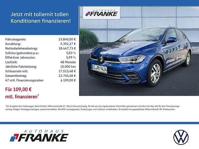 Gebraucht VW Polo Style 110 PS (80 kW) 2024 Blau Limousine