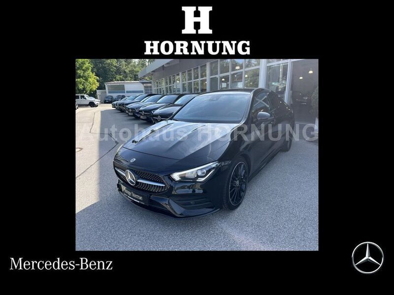 Schwarz Gebraucht 2021 Mercedes CLA220 AMG line Limousine | 36.900 € (Etwas zu teuer) - Bild 1/4