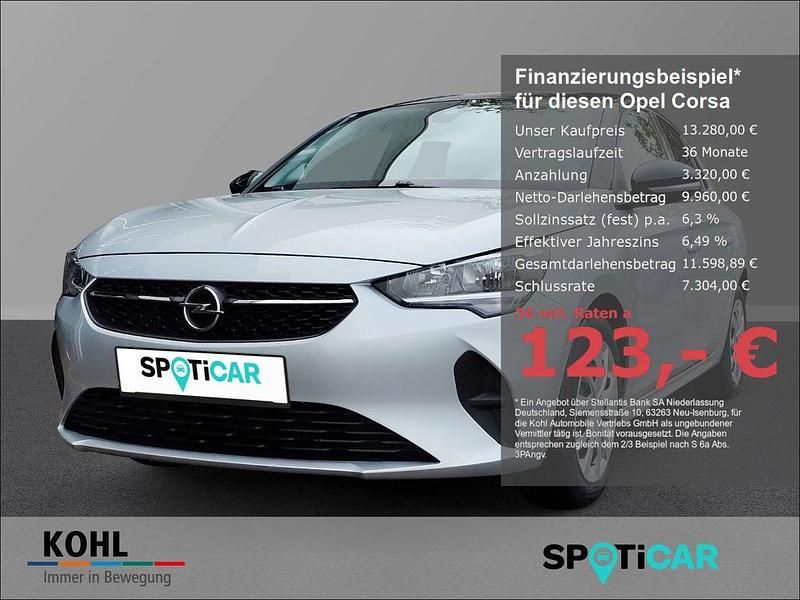 Silber Gebraucht 2022 Opel Corsa Edition Kleinwagen | 13.280 € (Guter Preis) - Bild 1/4