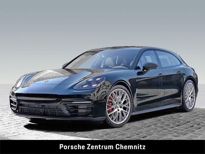 Schwarz Gebraucht 2022 Porsche Panamera 4S Sport Turismo Limousine | 87.890 € (Teuer) - Bild 1/4