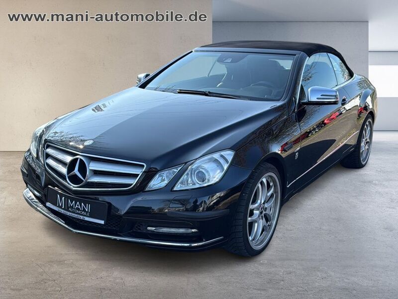 Schwarz Gebraucht 2011 Mercedes E250 Cabrio | 10.490 € (Guter Preis) - Bild 1/4