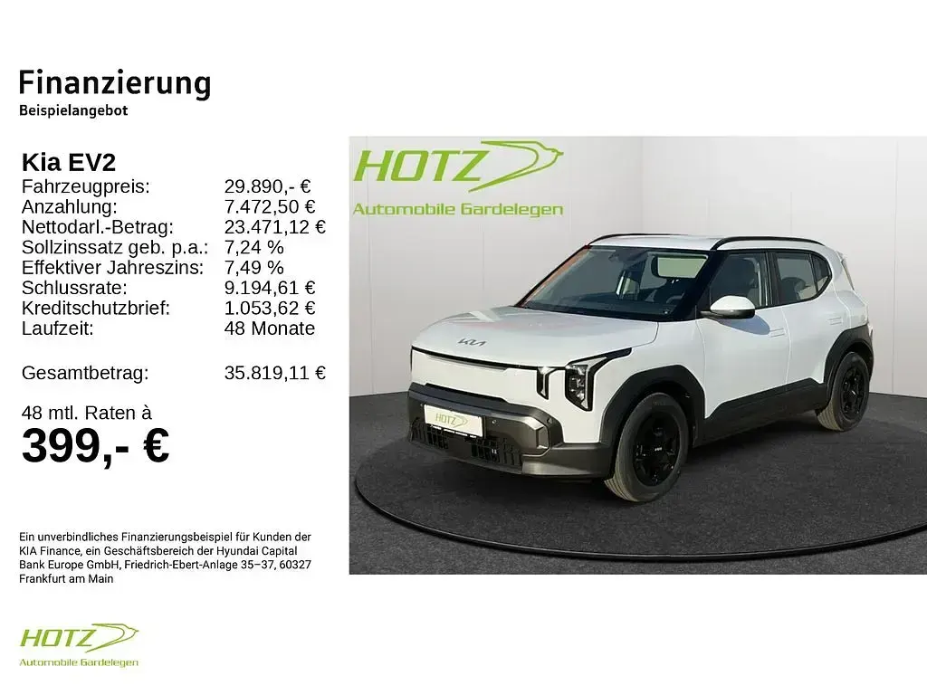 Neu Kia EV2 Air 106 kW (145 PS) 2026 Weiß SUV