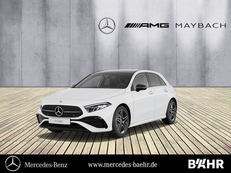 Unilack polarweiß Gebraucht 2024 Mercedes A200 AMG Limousine | 39.850 € (Teuer) - Bild 1/4