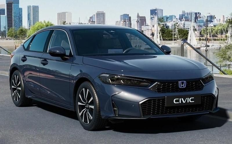 Neu Honda Civic Elegance 143 PS (105 kW) 2026 Seabed blue p. Limousine