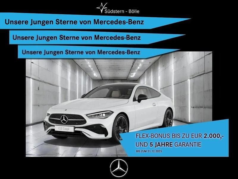 Weiß Gebraucht 2024 Mercedes CLE200 AMG Coupé | 52.640 € (Fairer Preis) - Bild 1/4