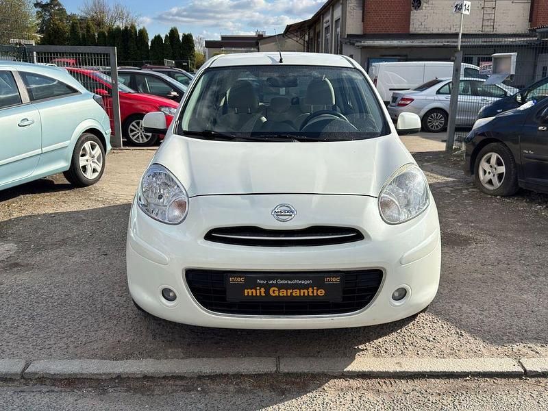 Gebraucht Nissan Micra 80 PS (58 kW) 2012 Weiß Kleinwagen