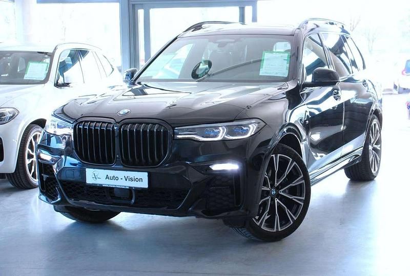 Black sapphire metallic Gebraucht 2021 BMW X7 Sport Line SUV | 61.900 € (Superpreis) - Bild 1/3