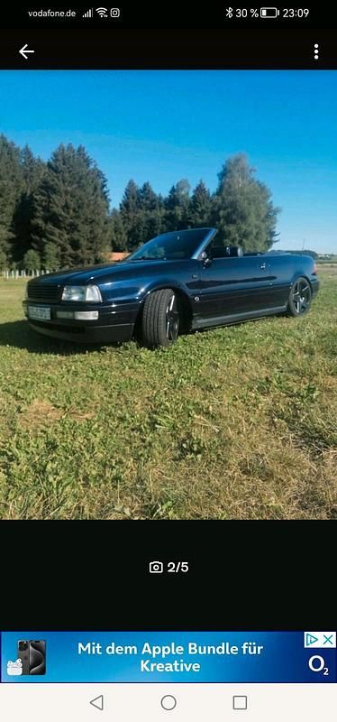 Blau Gebraucht 1997 Audi 80 Cabrio | 4.000 € (Guter Preis) - Bild 1/4