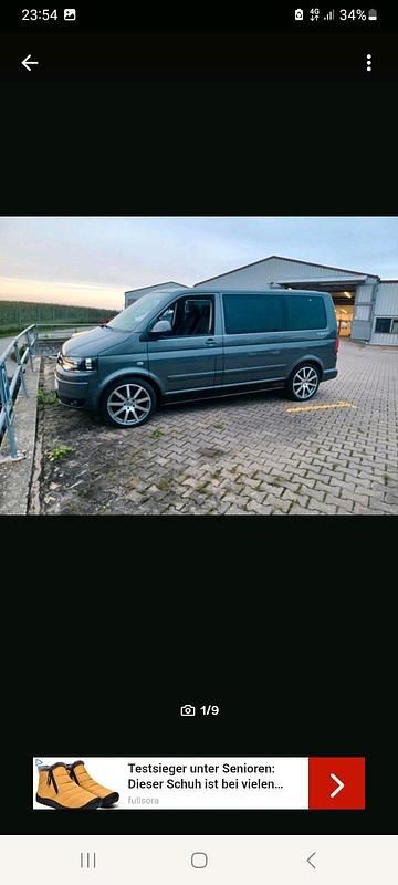 Gebraucht VW Multivan Team 140 PS (102 kW) 2011 Grau Van