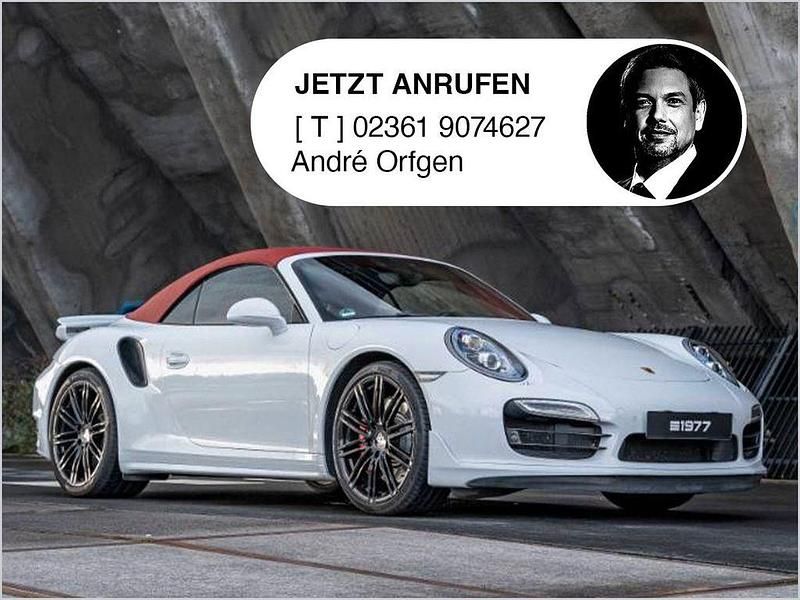 Weiß Gebraucht 2015 Porsche 911 Turbo Cabrio | 117.900 € - Bild 1/4
