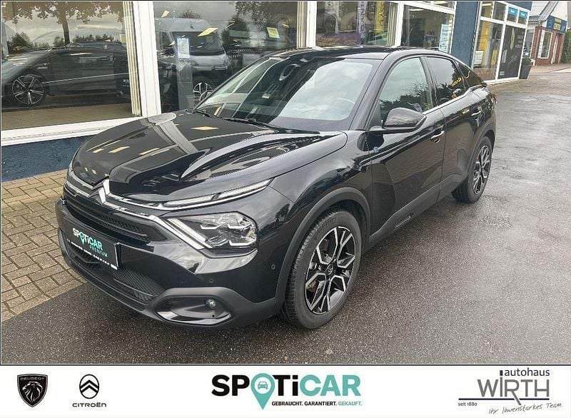 Schwarz Gebraucht 2022 Citroën e-C4 Shine Limousine | 15.950 € (Guter Preis) - Bild 1/4