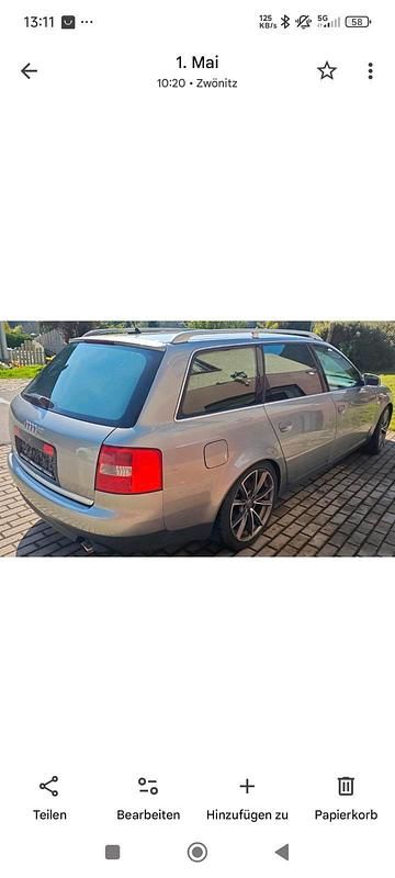 Silber Gebraucht 2002 Audi A6 S-Line Kombi | 3.499 € (Fairer Preis) - Bild 1/4