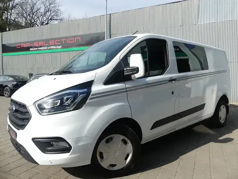 Occasion Ford Transit Custom 131 ch (96 kW) 2021 Blanc Van
