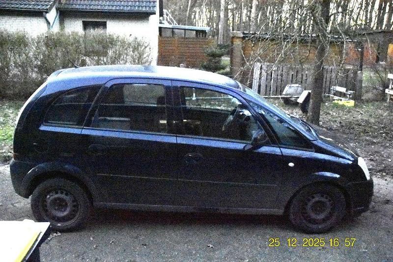 Gebraucht Opel Meriva 90 PS (66 kW) 2008 Schwarz Van / Kleinbus