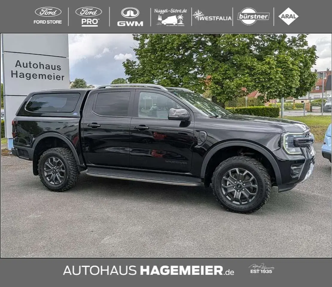 Gebraucht Ford Ranger Wildtrack 241 PS (177 kW) 2024 Agate black metallic Pickup