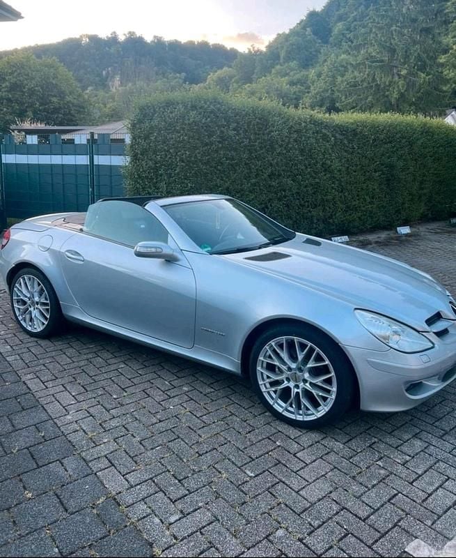 Silber Gebraucht 2006 Mercedes SLK200 Cabrio | 6.600 € (Guter Preis) - Bild 1/4