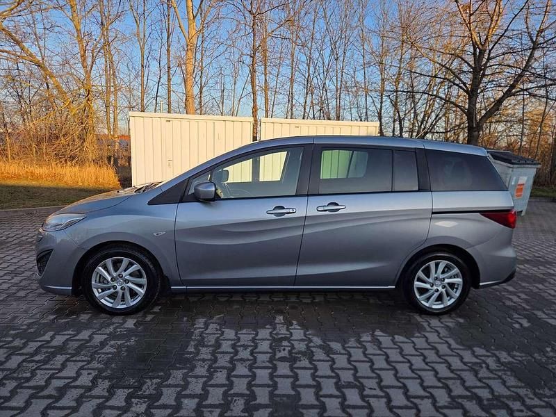 Gebraucht Mazda 5 Center-Line 150 PS (110 kW) 2012 Plutossilber metallic Van / Kleinbus
