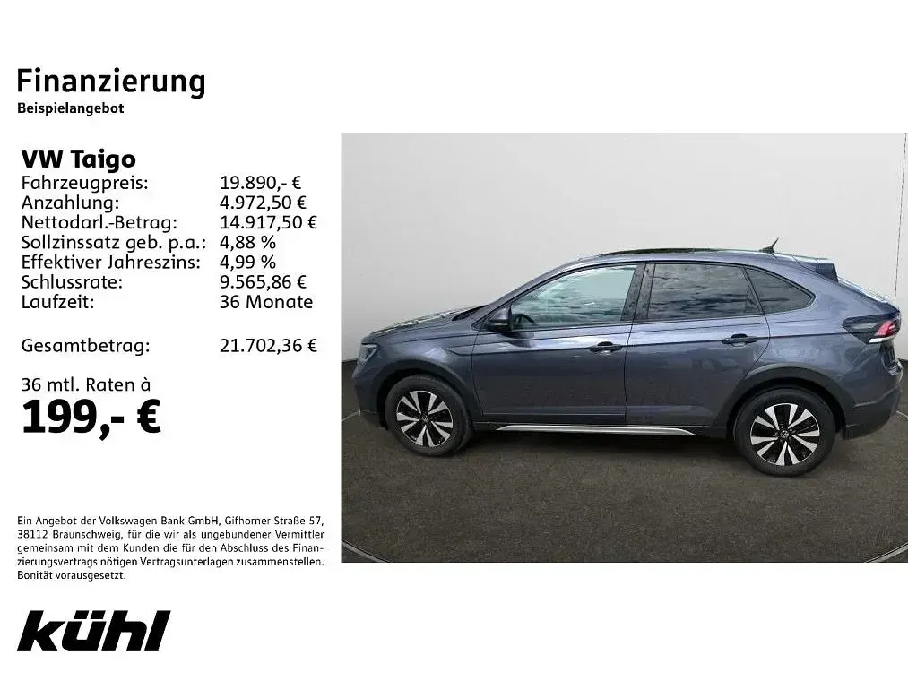 Gebraucht VW Taigo Life 110 PS (80 kW) 2022 Rauchgrau metallic SUV