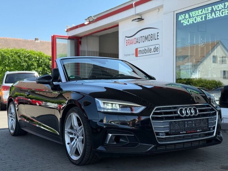 Schwarz Gebraucht 2017 Audi A5 Cabriolet S-Line Cabrio | 25.799 € (Superpreis) - Bild 1/4