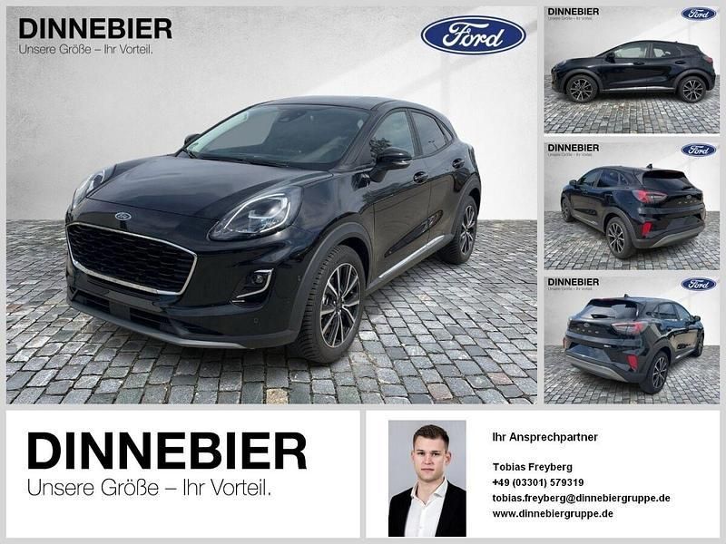 Schwarz (metallic) Gebraucht 2022 Ford Puma Titanium X SUV | 20.899 € (Guter Preis) - Bild 1/4