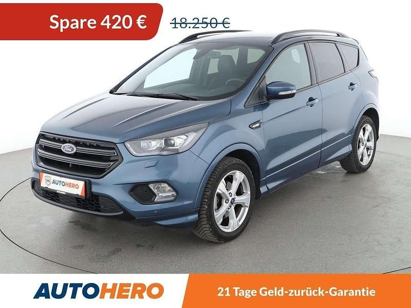 Blau Gebraucht 2019 Ford Kuga ST-Line SUV | 17.830 € (Fairer Preis) - Bild 1/3