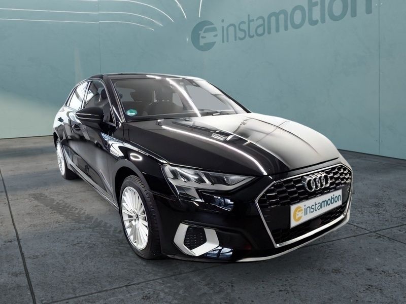 Schwarz Gebraucht 2022 Audi A3 Sportback e-tron Advanced Plus Limousine | 24.183 € (Guter Preis) - Bild 1/3