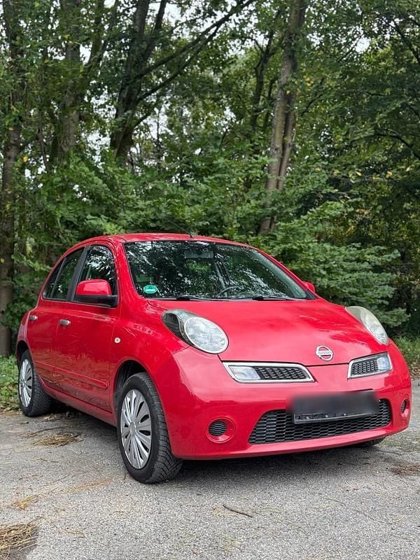 Rot Gebraucht 2009 Nissan Micra Kleinwagen | 1.500 € (Superpreis) - Bild 1/4