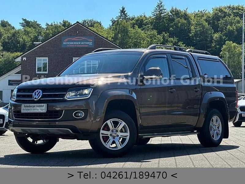 Braun Gebraucht 2014 VW Amarok Highline Abholung | 18.990 € (Fairer Preis) - Bild 1/4