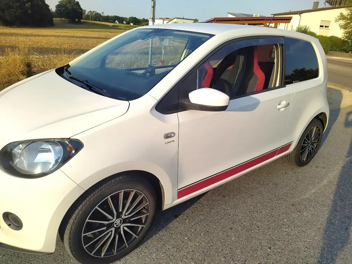 Gebraucht Skoda Citigo Sport 68 PS (50 kW) 2014 Weiß Kleinwagen