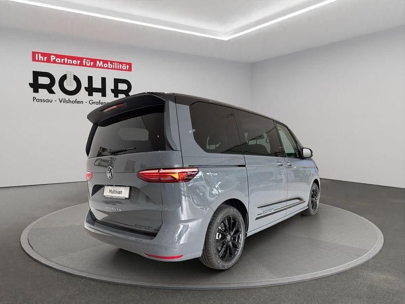 Neu VW Multivan Edition 150 PS (110 kW) 2025 Pure grey / deep black perleffekt Van