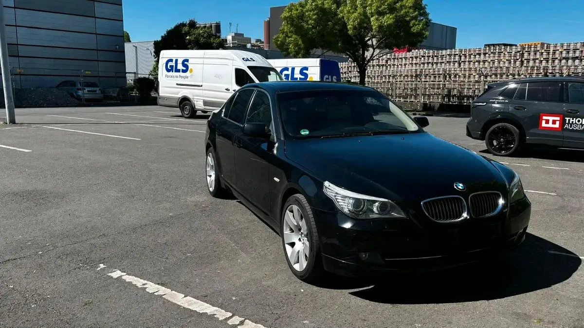 Brugt BMW 525 218 HK (160 kW) 2008 Sort Sedan