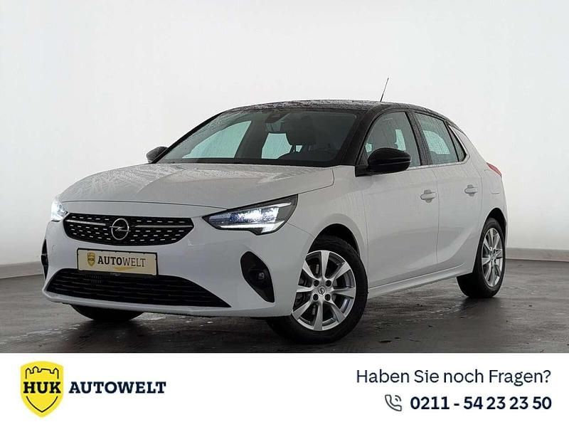 Schneeweiss/olympic/summit white Gebraucht 2020 Opel Corsa Elegance Kleinwagen | 13.560 € (Guter Preis) - Bild 1/3