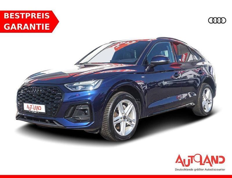 Navarrablaumet. (metallic) Gebraucht 2022 Audi Q5 Sportback S-Line SUV | 38.890 € (Superpreis) - Bild 1/4