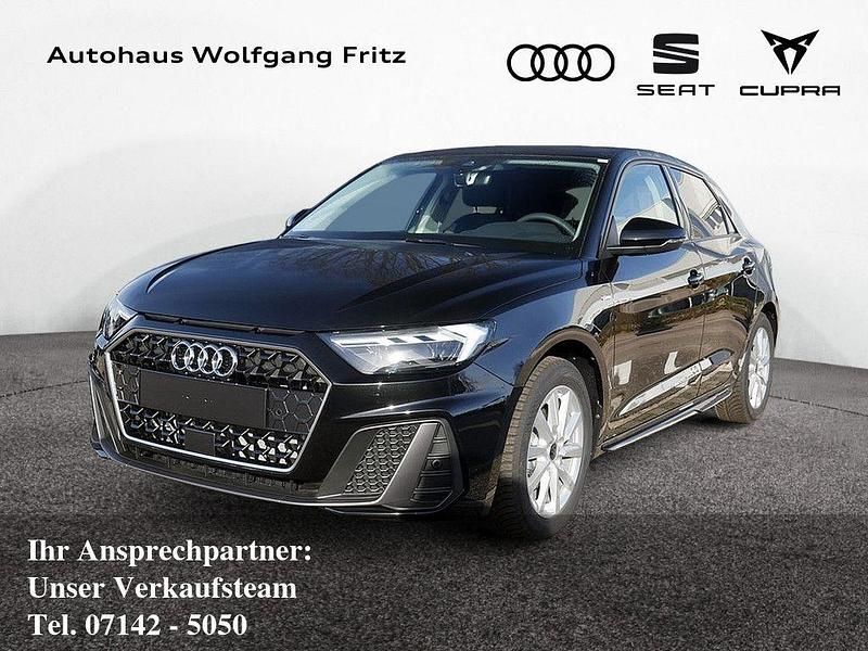 Schwarz Gebraucht 2025 Audi A1 Sportback S-Line Kleinwagen | 29.470 € (Etwas zu teuer) - Bild 1/4