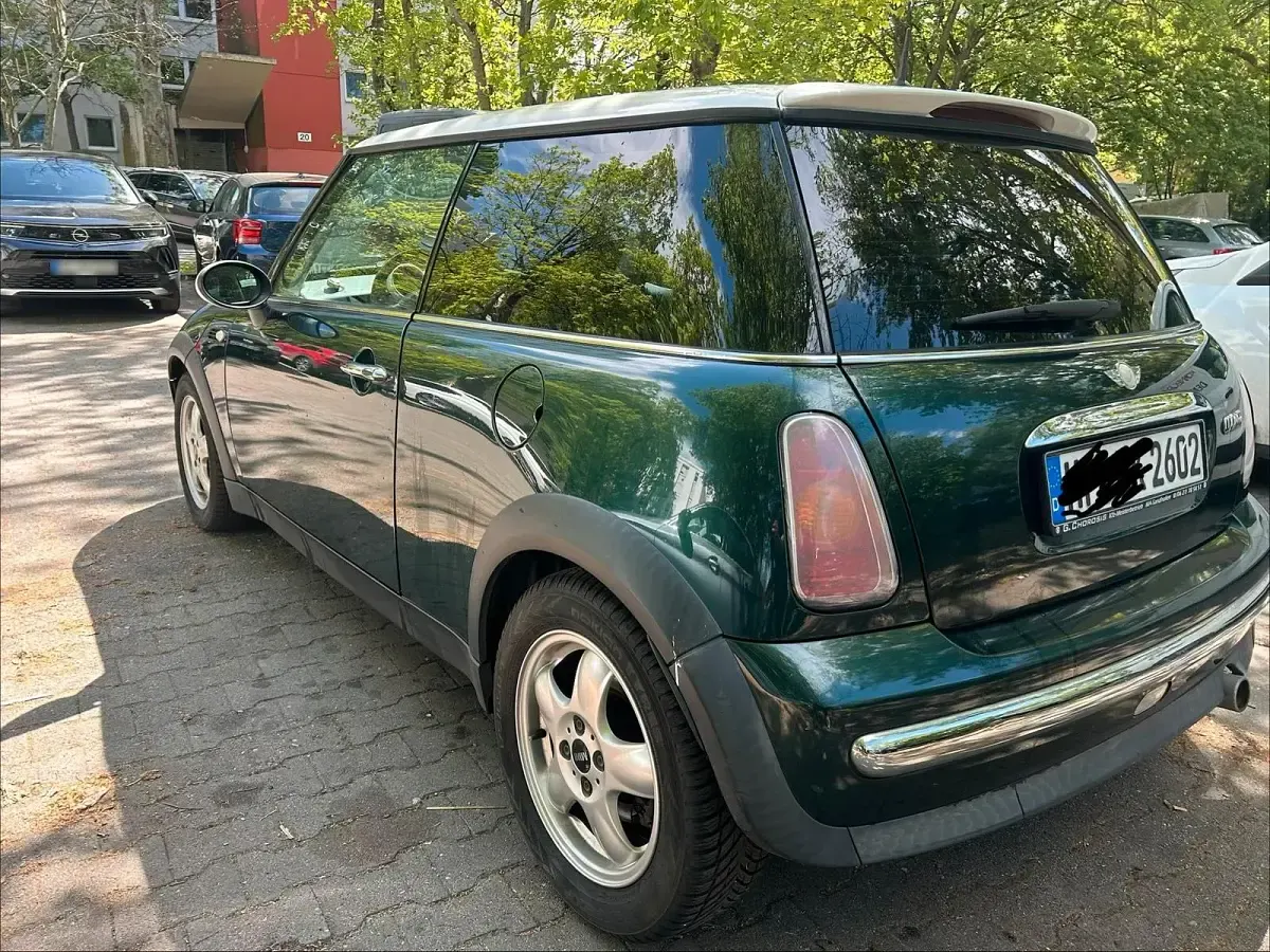 Usata Mini Cooper 116 CV (85 kW) 2004 Verde Utilitaria