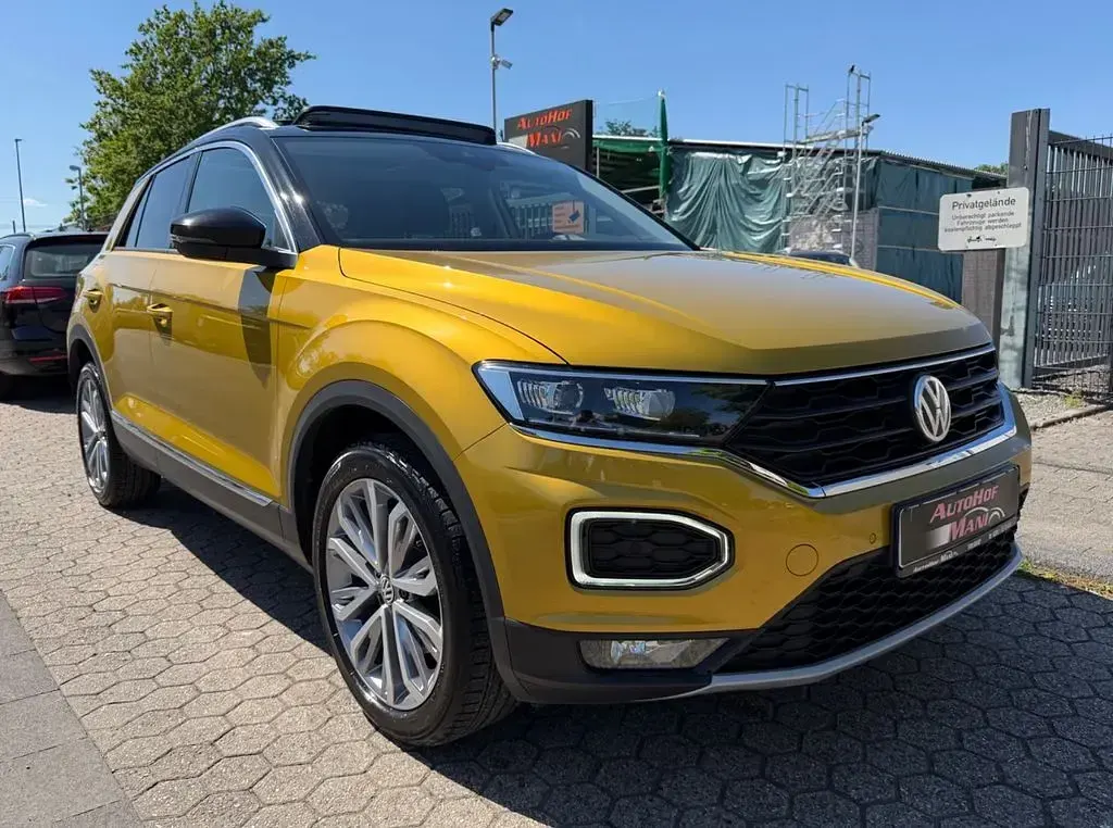 Gebraucht VW T-Roc Style 150 PS (110 kW) 2018 Gelb SUV