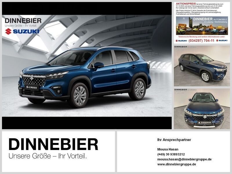 Blau (metallic) Gebraucht 2024 Suzuki SX4 S-Cross Comfort SUV | 23.397 € (Guter Preis) - Bild 1/2